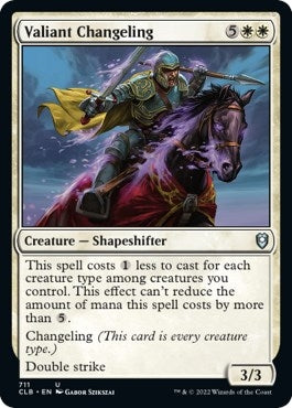 Image for Valiant Changeling (711) - Magic: The Gathering