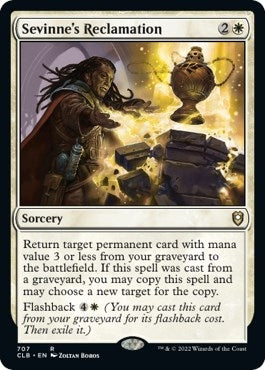 Image for Sevinne's Reclamation (707) - Magic: The Gathering