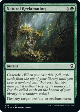 Image for Natural Reclamation (829) - Magic: The Gathering
