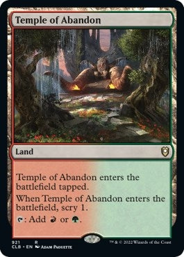 Image for Temple of Abandon (921) - Magic: The Gathering