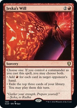 Image for Jeska's Will (799) - Magic: The Gathering