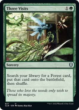 Image for Three Visits (837) - Magic: The Gathering