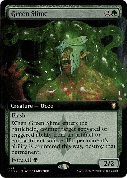 Image for Green Slime (Extended Art) (636) - Magic: The Gathering