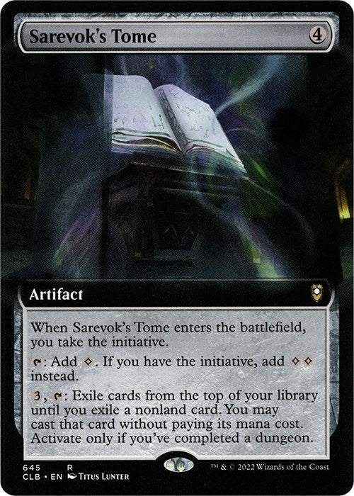 Image for Sarevok's Tome (Extended Art) (645) - Magic: The Gathering
