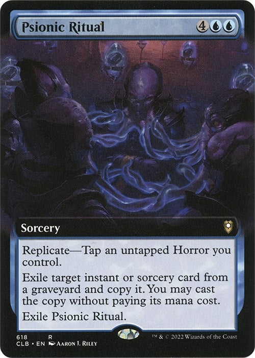 Image for Psionic Ritual (Extended Art) (618) - Magic: The Gathering