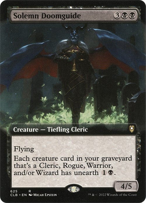 Image for Solemn Doomguide (Extended Art) (625) - Magic: The Gathering
