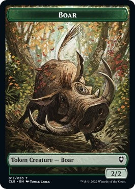 Image for Boar Token (12) - Magic: The Gathering
