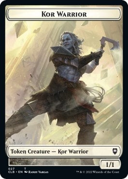 Image for Kor Warrior // Shapeshifter (023) Double-Sided Token (27 // 23) - Magic: The Gathering