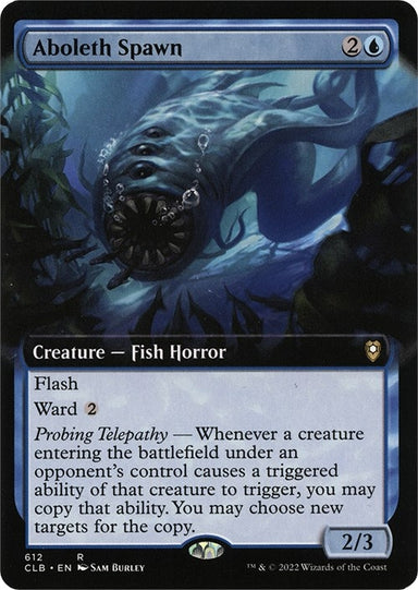 Image for Aboleth Spawn (Extended Art) (612) - Magic: The Gathering