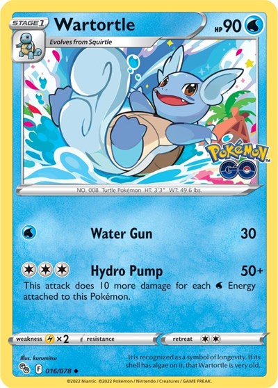 Wartortle - 016/078