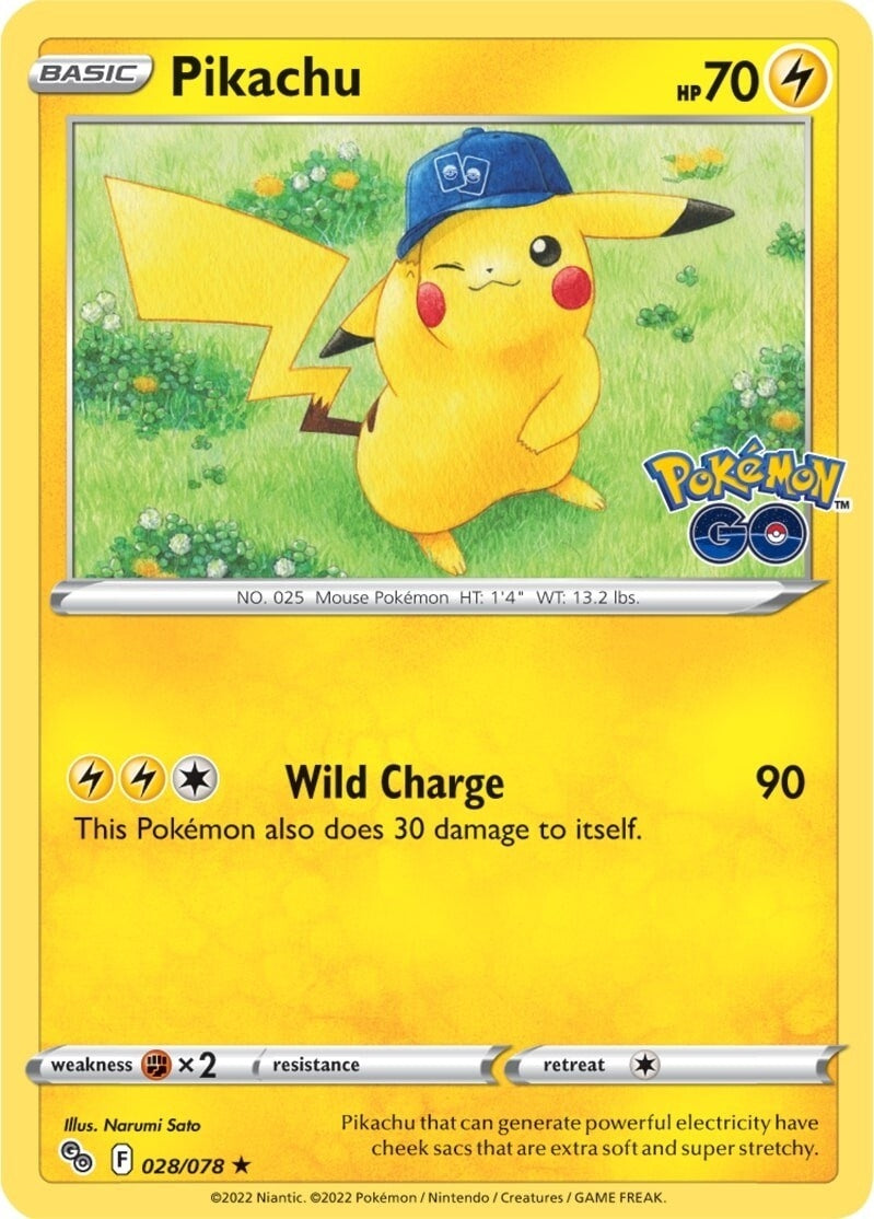 Image for Pikachu (28) (028/078) (PGO) - Pokemon