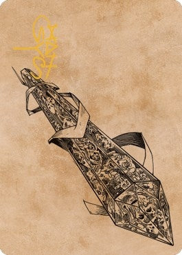 Image for Stonespeaker Crystal Art Card (Gold-Stamped Signature) (81) - Magic: The Gathering