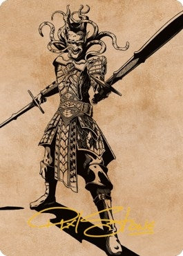 Image for Zevlor, Elturel Exile Art Card (78/81) (Gold-Stamped Signature) (78) - Magic: The Gathering