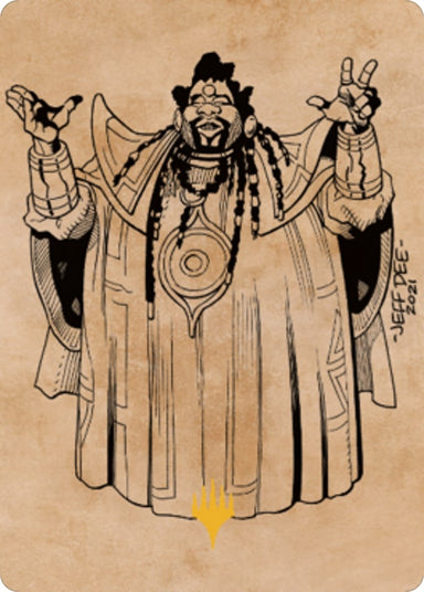 Image for Alaundo the Seer Art Card (Gold-Stamped) (61) - Magic: The Gathering