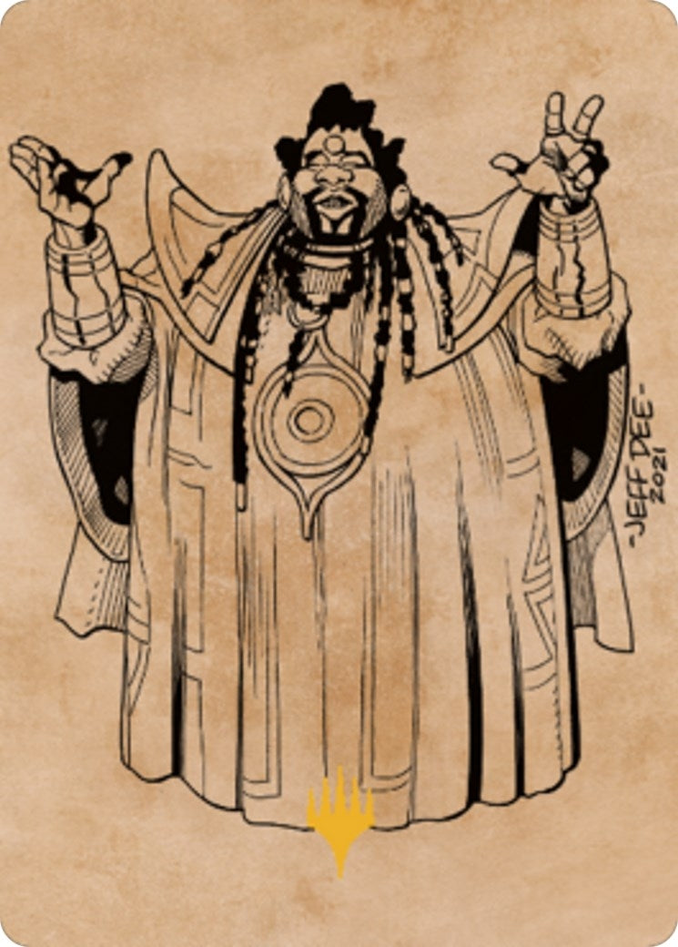 Image for Alaundo the Seer Art Card (Gold-Stamped) (61) - Magic: The Gathering