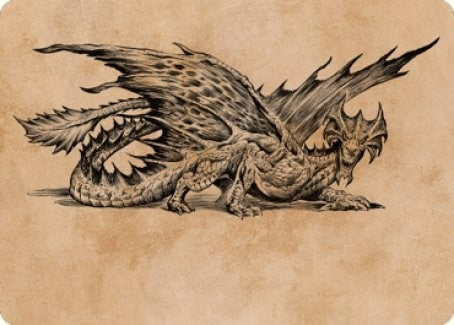 Image for Ancient Brass Dragon Art Card (49/81) (49) - Magic: The Gathering