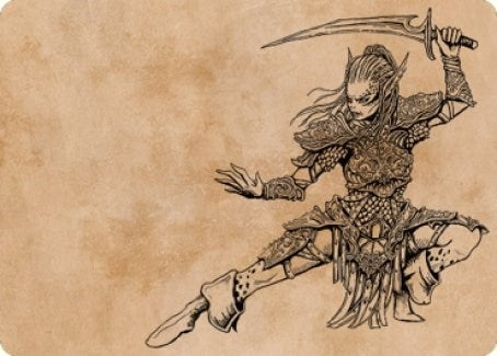 Image for Lae'zel, Vlaakith's Champion Art Card (45) - Magic: The Gathering