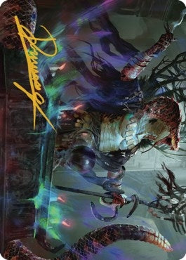 Image for Sivriss, Nightmare Speaker Art Card (32/81) (Gold-Stamped Signature) (32) - Magic: The Gathering