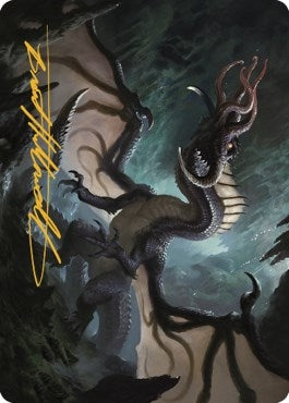 Image for Brainstealer Dragon Art Card (Gold-Stamped Signature) (31) - Magic: The Gathering
