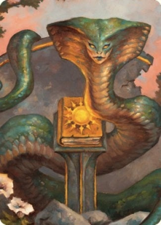 Image for Guardian Naga Art Card (16) - Magic: The Gathering