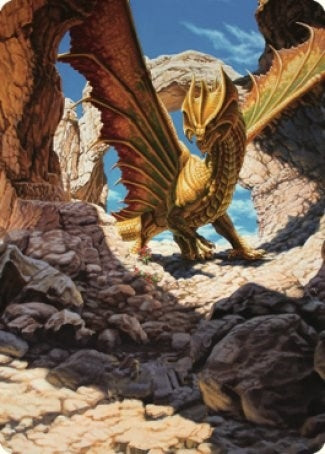 Image for Ancient Brass Dragon Art Card (2/81) (2) - Magic: The Gathering