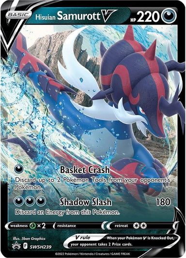 Image for Hisuian Samurott V - SWSH239 (SWSH239) (SWSH: Sword & Shield Promo Cards) - Pokemon