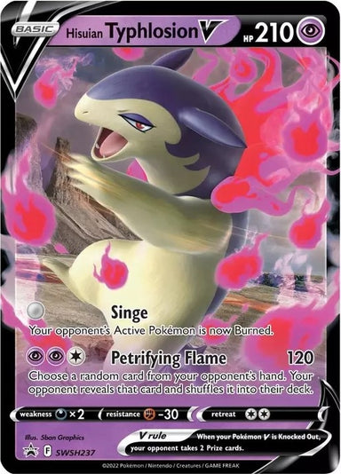 Image for Hisuian Typhlosion V - SWSH237 (SWSH237) (SWSH: Sword & Shield Promo Cards) - Pokemon
