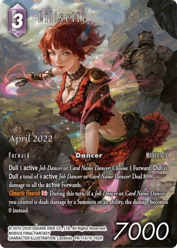 Image for Lilisette (April 2022) (PR-115/15-102H) (FF: Promo Cards) (PR) - Final Fantasy TCG