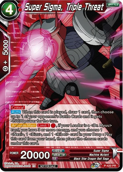 P-420  - Super Sigma, Triple Threat (Championship Pack 2022 Vol.2)