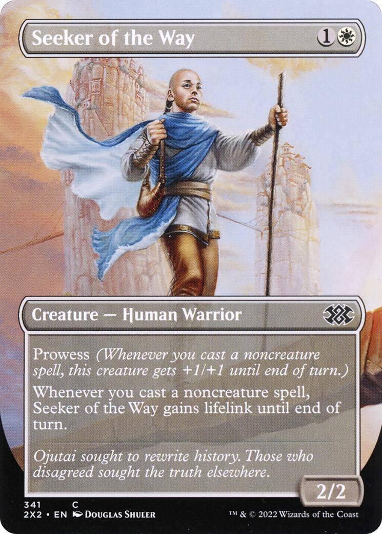 Image for Seeker of the Way (Borderless) (341) - Magic: The Gathering