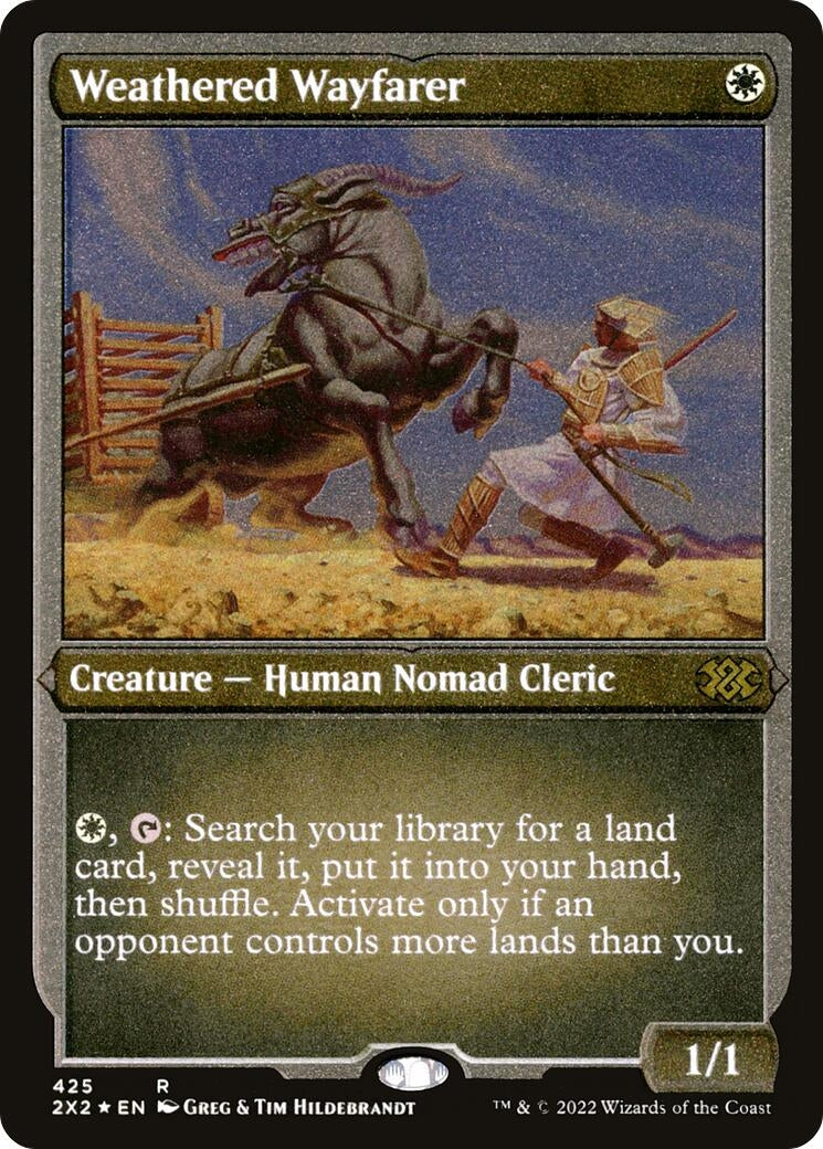 Image for Weathered Wayfarer (Foil Etched) (425) - Magic: The Gathering