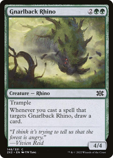 Image for Gnarlback Rhino (148) - Magic: The Gathering