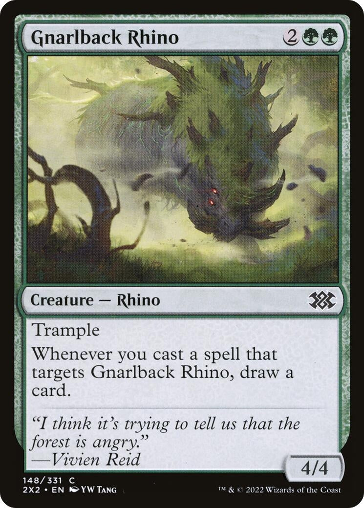 Image for Gnarlback Rhino (148) - Magic: The Gathering