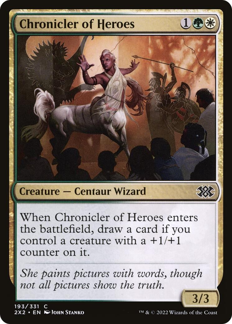 Image for Chronicler of Heroes (193) - Magic: The Gathering