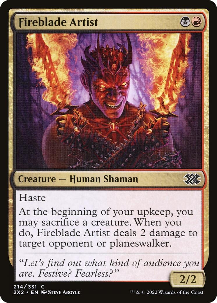 Image for Fireblade Artist (214) - Magic: The Gathering
