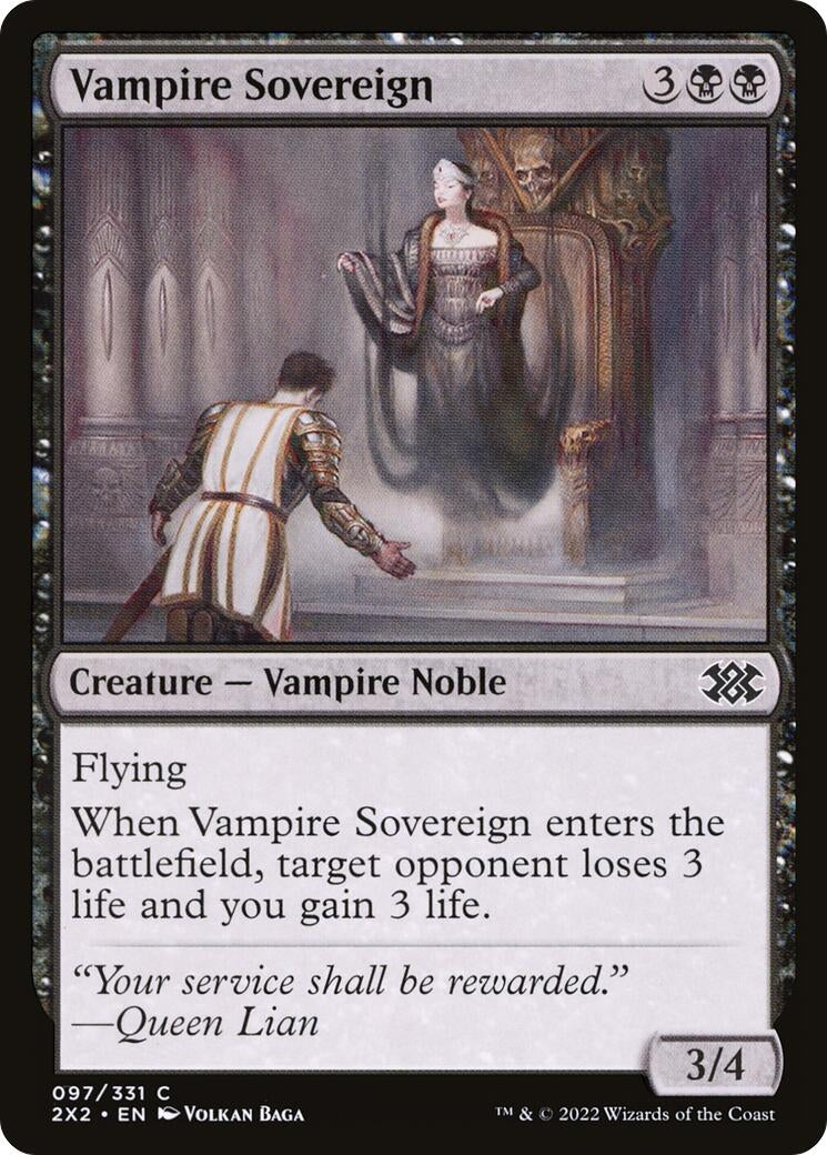 Image for Vampire Sovereign (97) - Magic: The Gathering