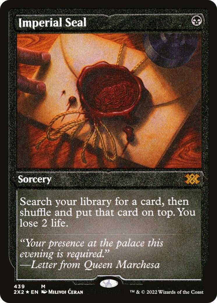 Image for Imperial Seal (Foil Etched) (439) - Magic: The Gathering