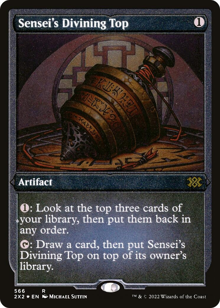 Image for Sensei's Divining Top (Foil Etched) (566) - Magic: The Gathering
