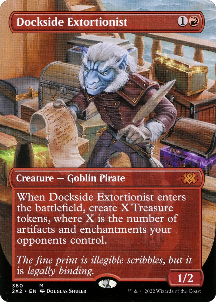 Image for Dockside Extortionist (Borderless) (360) - Magic: The Gathering