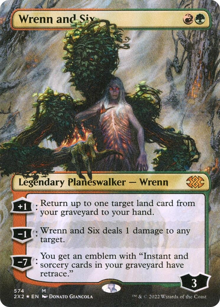 Image for Wrenn and Six (Textured Foil) (574) - Magic: The Gathering