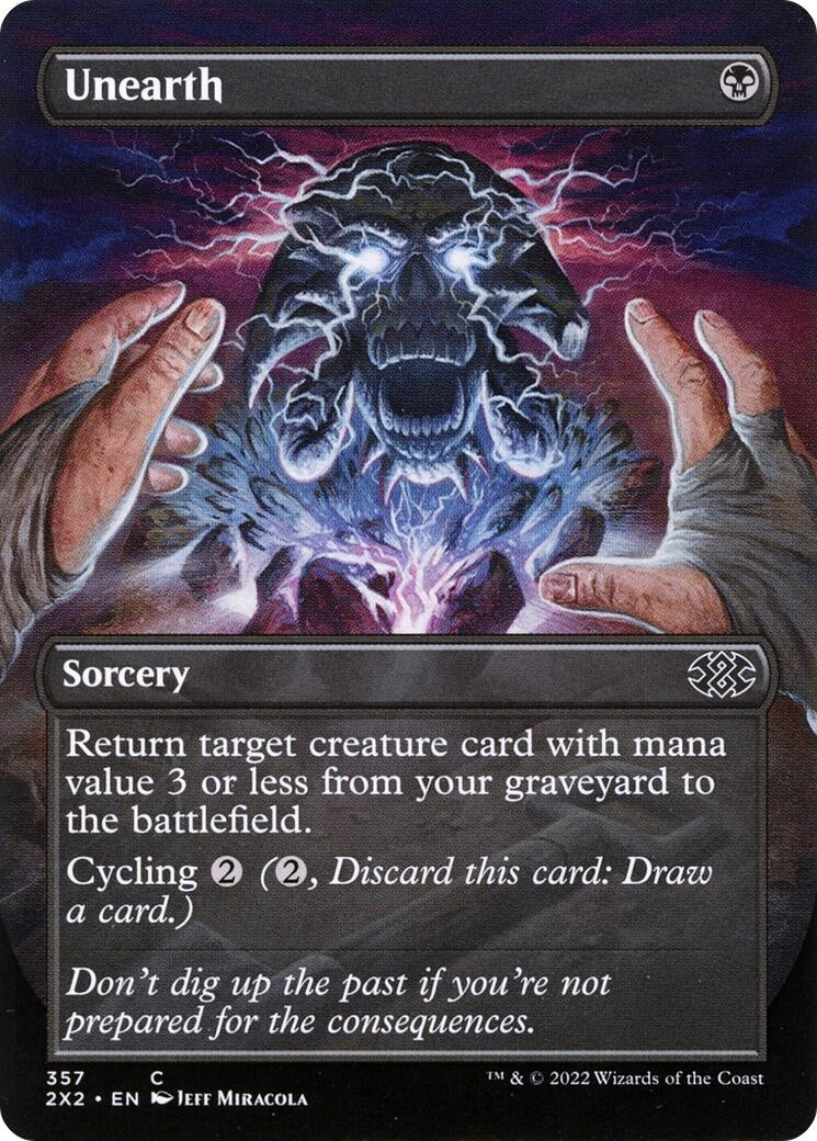 Image for Unearth (Borderless) (357) - Magic: The Gathering