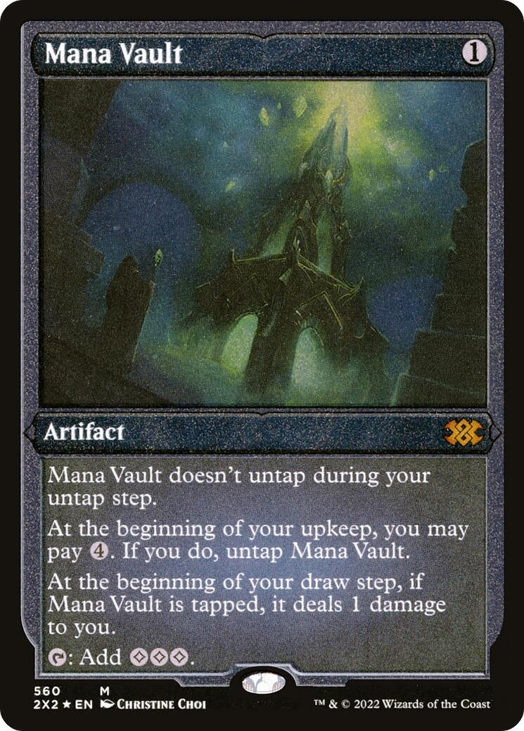 Image for Mana Vault (Foil Etched) (560) - Magic: The Gathering