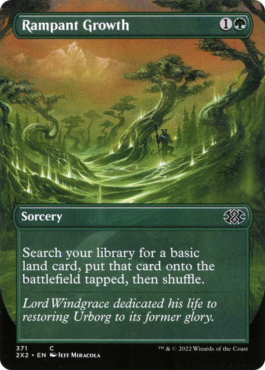 Image for Rampant Growth (Borderless) (371) (Double Masters 2022) - Magic: The Gathering