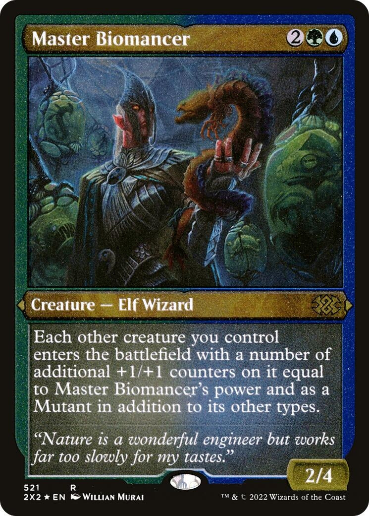 Image for Master Biomancer (Foil Etched) (521) - Magic: The Gathering