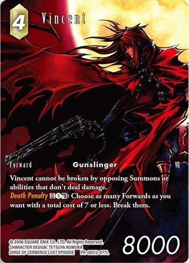 Image for Vincent - PR-080/2-077L (PR-080/2-077L) (FF: Promo Cards) (PR) - Final Fantasy TCG