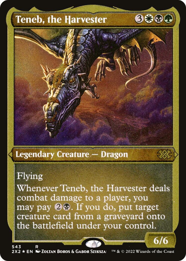 Image for Teneb, the Harvester (Foil Etched) (543) - Magic: The Gathering