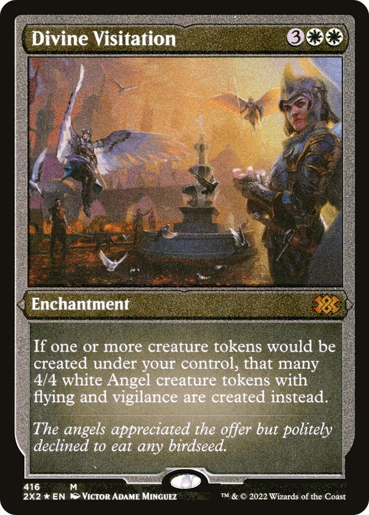 Image for Divine Visitation (Foil Etched) (416) - Magic: The Gathering