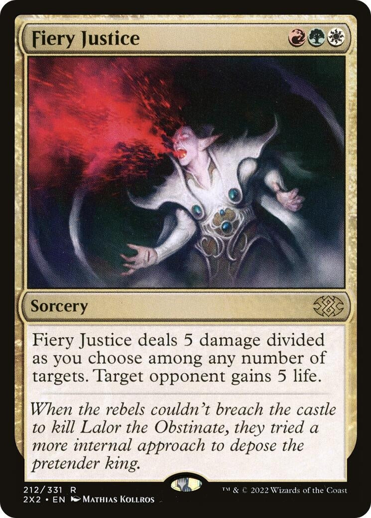 Image for Fiery Justice (212) - Magic: The Gathering