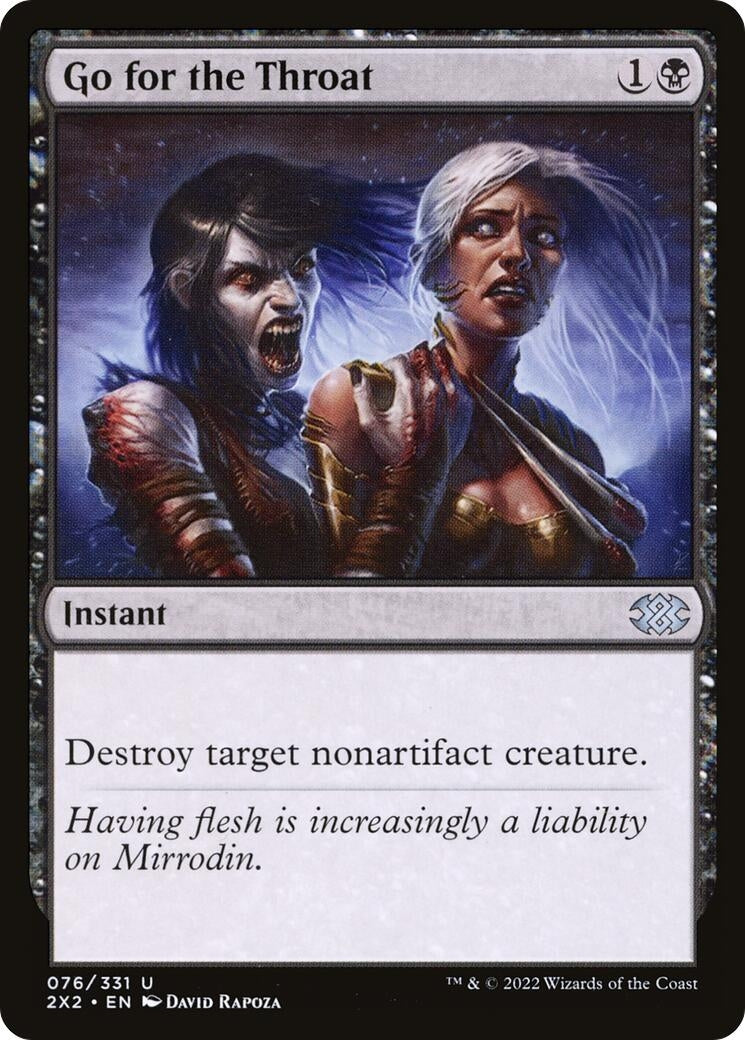 Image for Go for the Throat (76) - Magic: The Gathering
