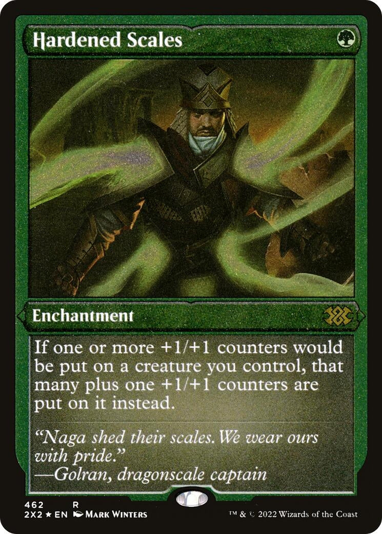 Image for Hardened Scales (Foil Etched) (462) - Magic: The Gathering